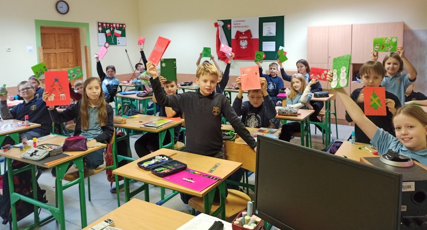 Międzyszkolna wymiana kartek świątecznych