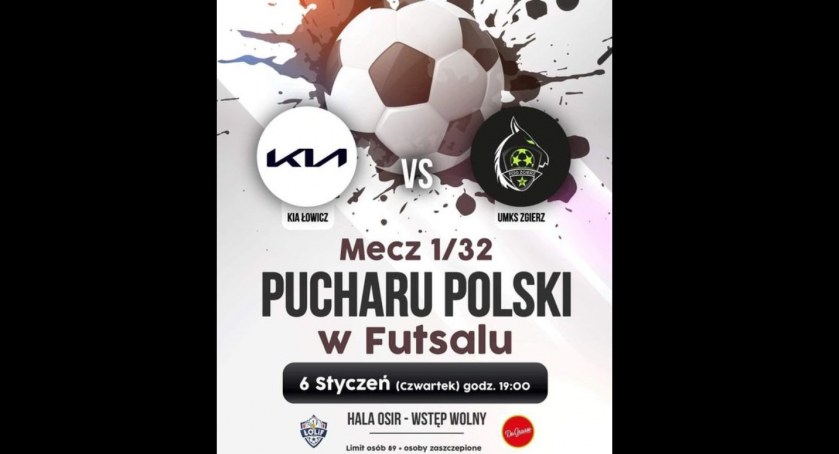 KIA Łowicz poznała rywala w futsalowym Pucharze Polski