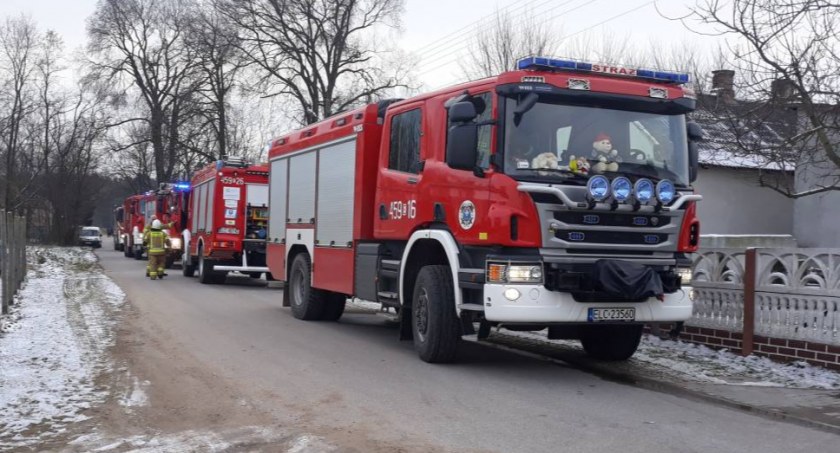 Pożar budynku gospodarczego w gminie Zduny