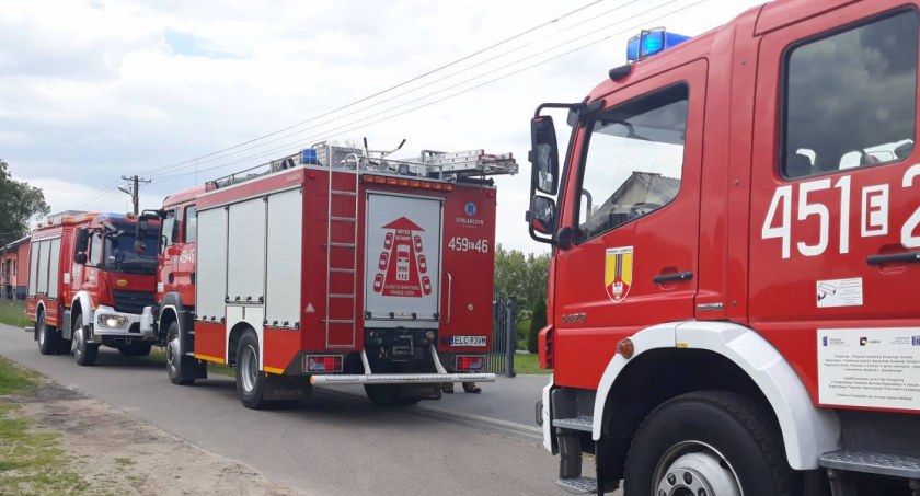 Fajerwerki przyczyną pożaru w gminie Bielawy