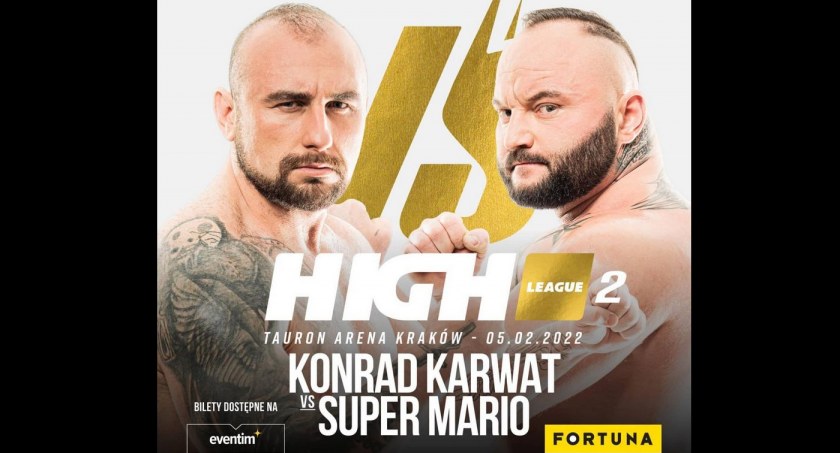 Konrad Karwat zawalczy na gali HIGH League 2