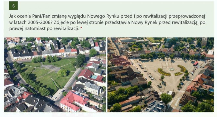 Studenci Politechniki Warszawskiej stworzyli ankietę dla mieszkańców Łowicza. Pytają m.in. o Nowy Rynek