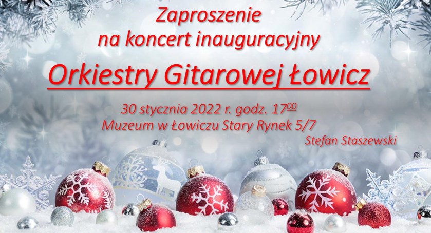 Inauguracyjny koncert Orkiestry Gitarowej Łowicz