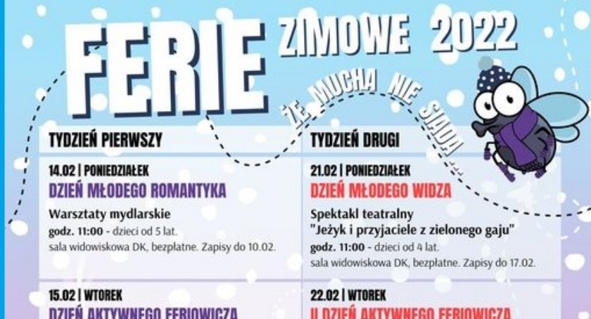 Zduny. Aktywne ferie z Domem Kultury