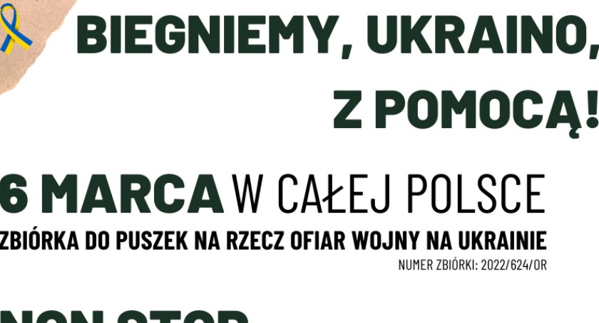 Zbiórka dla Ukrainy podczas Biegu Tropem Wilczym