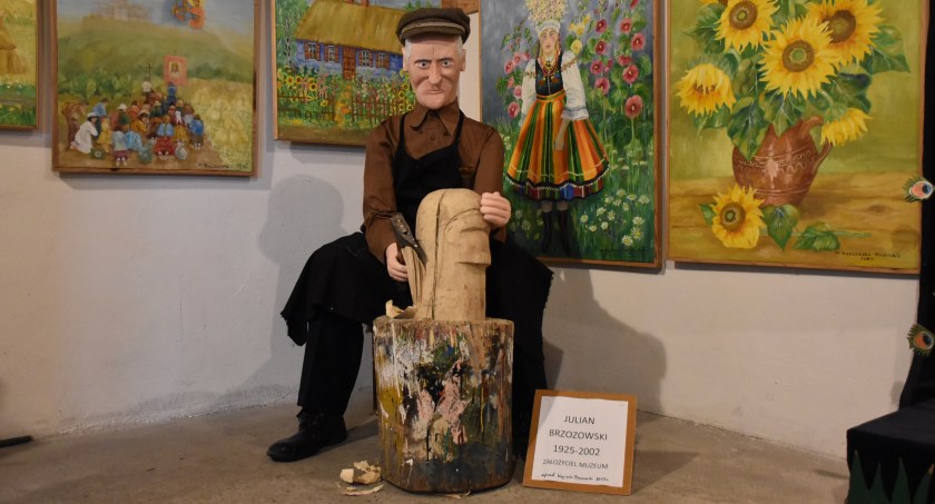 Sromów. W muzeum stanęła figura Juliana Brzozowskiego (foto,film)