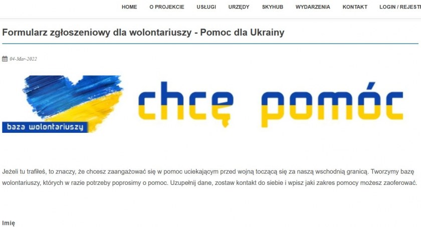 Łódzkie. Powstaje baza wolontariuszy, którzy chcą pomóc mieszkańcom Ukrainy