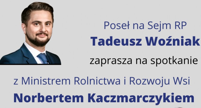 Minister rolnictwa i rozwoju wsi przyjedzie do Łowicza