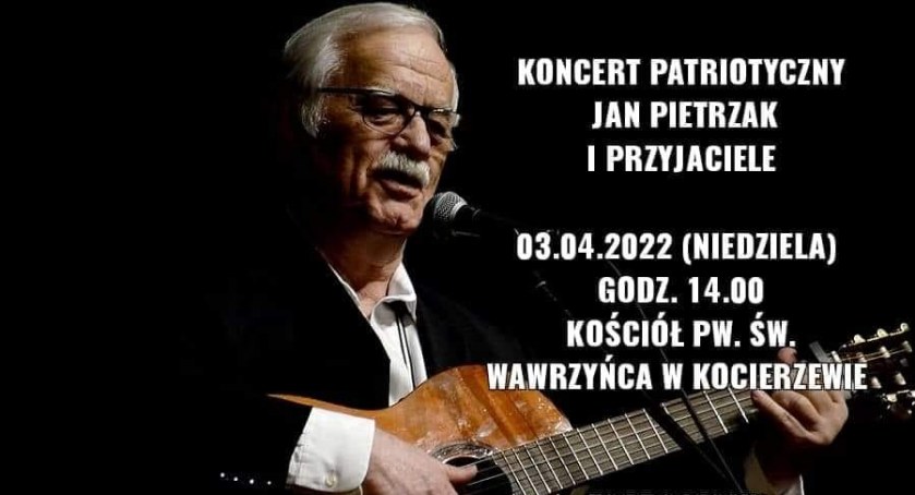 Jan Pietrzak wystąpi z koncertem w kościele w Kocierzewie Płd.