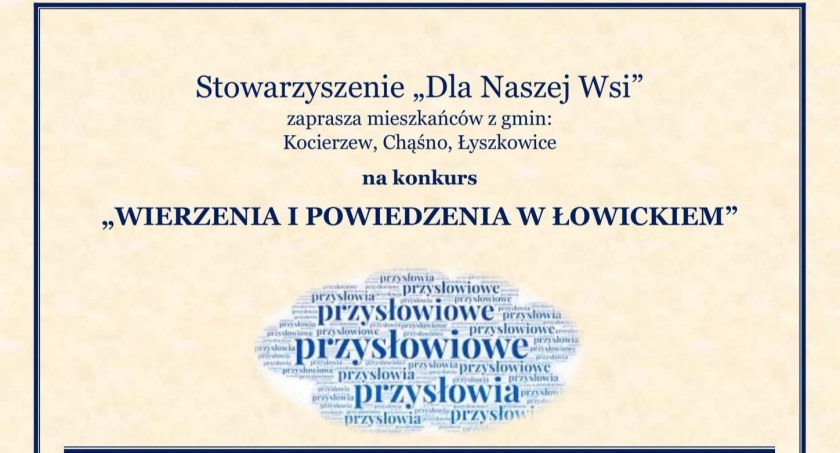 Ludowe powiedzenia i wierzenia, jako część naszej kultury