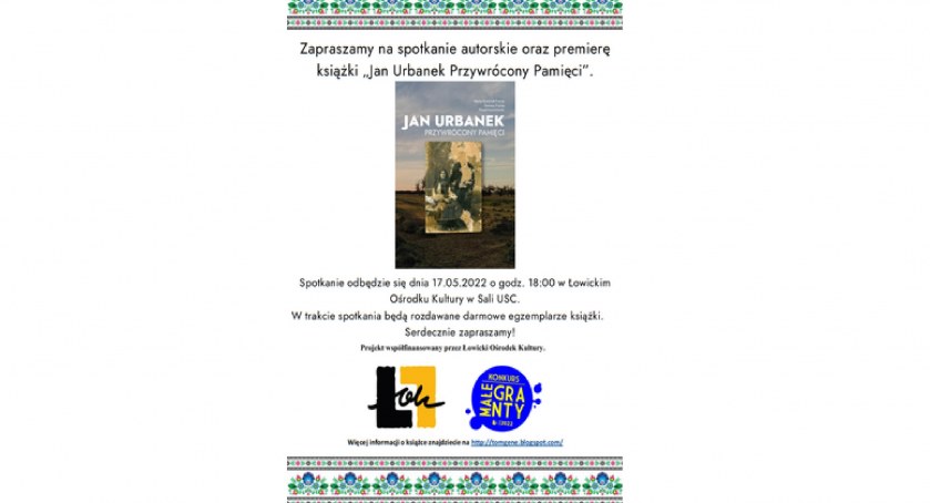 ŁOK. Spotkanie autorskie z twórcami monografii o Janie Urbanku