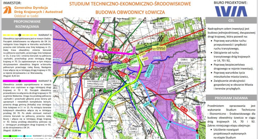 Obwodnica Łowicza. Ostatnie dni na zgłaszanie wniosków