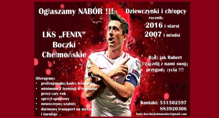 Ruszył nabór do LKS Fenix Boczki Chełmońskie