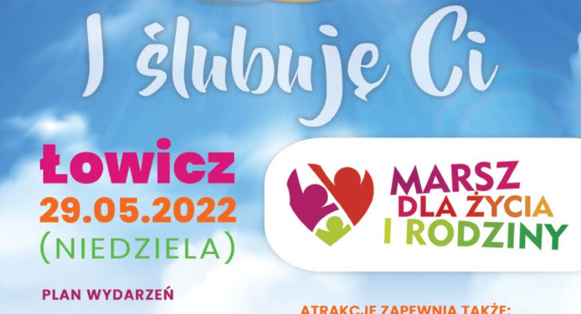 Zaproszenie na Marsz dla Życia i Rodziny w Łowiczu