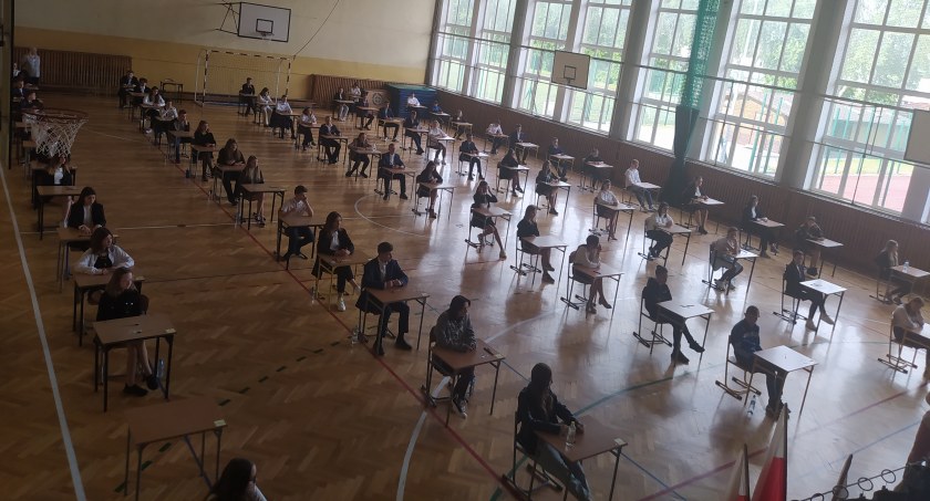 Uczniowie łowickiej Trójki o egzaminach ósmoklasisty (foto)