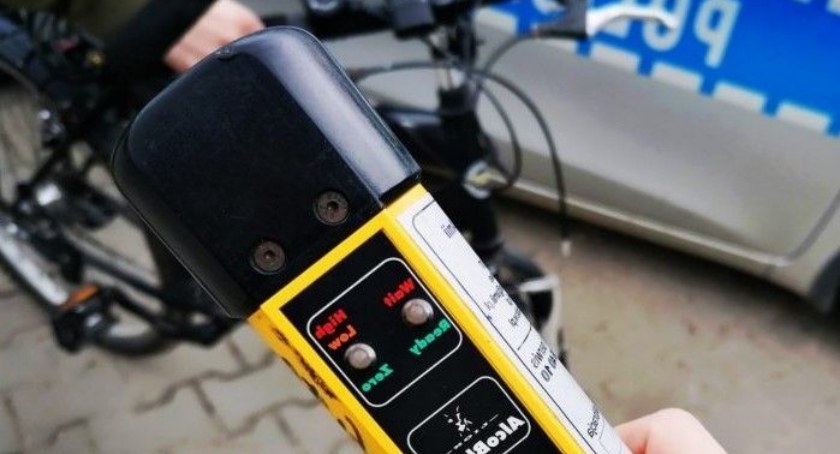 Bełchów. Wsiadając na rower miał ponad 2 promile