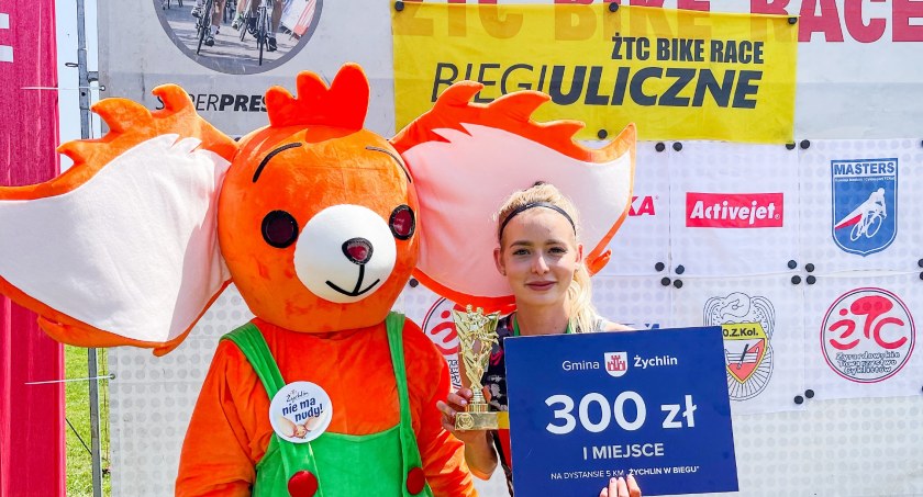 Julia Szymkowicz na najwyższym stopniu podium w Żychlinie