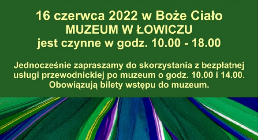 Łowicz. Boże Ciało w muzeum