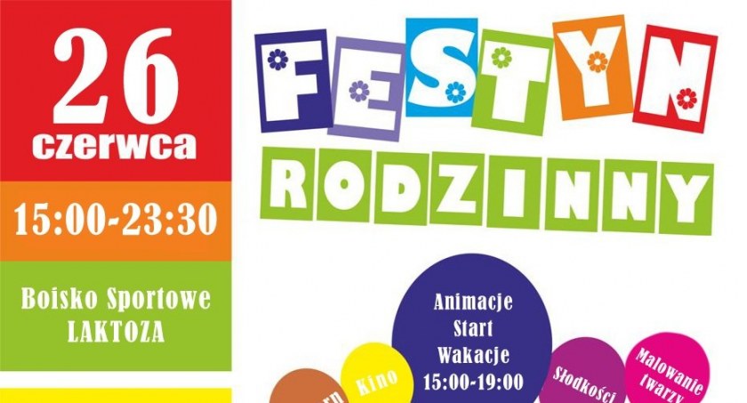 Zaproszenie na festyn rodzinny w Łyszkowicach