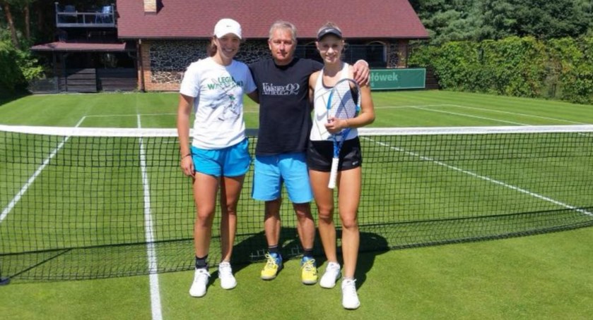 Iga Świątek, trenowała przed Wimbledonem w podłowickim Michałówku