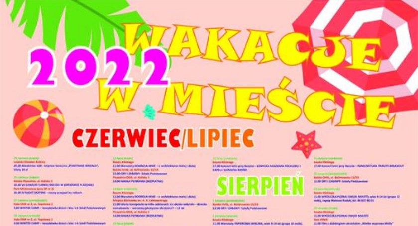 Wakacje w mieście: Co? Gdzie? Kiedy?