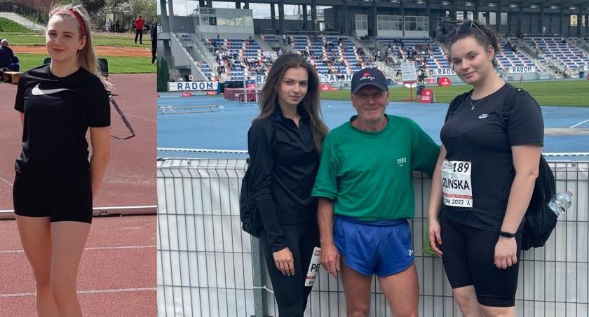 Lekkoatletki UKS Błyskawica Domaniewice na Mistrzostwach Polski U20