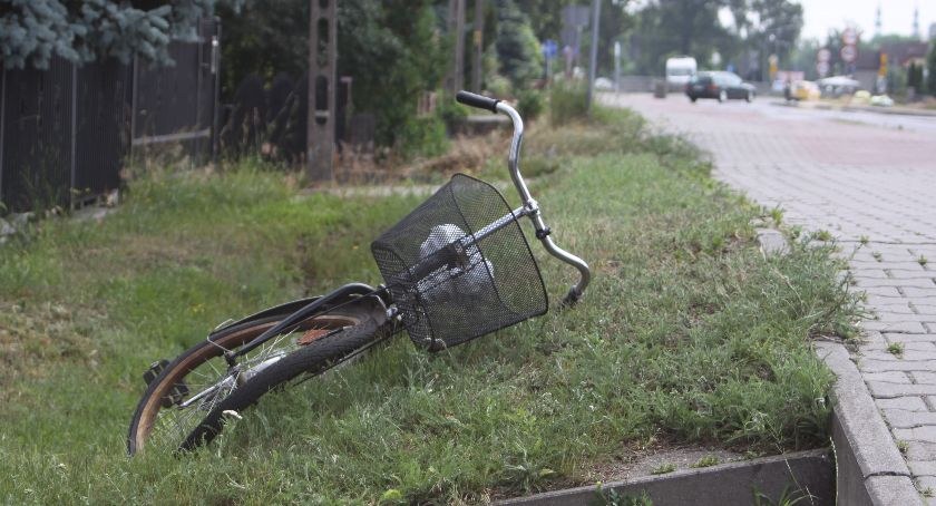 Potrącenie rowerzysty w Czerniewie