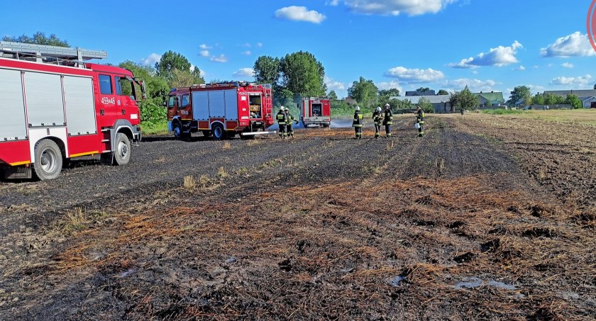 Trzy interwencje straży w powiecie łowickim