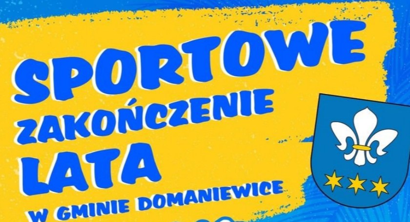 Sportowe zakończenie lata w gminie Domaniewice