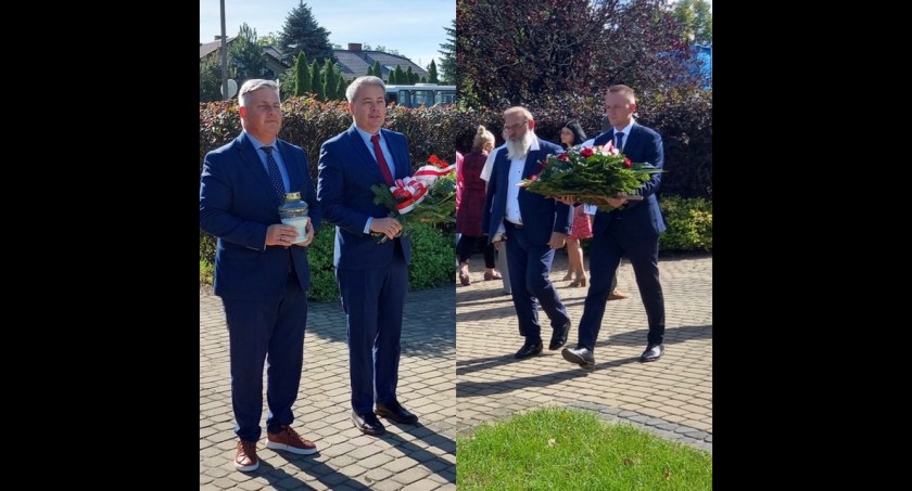 Władze miasta i powiatu pamiętały o 42. rocznicy powstania NSZZ Solidarnoś