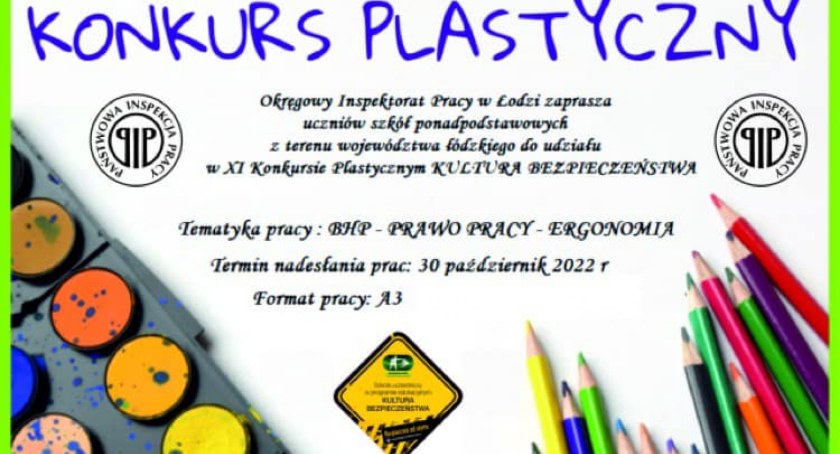 KULTURA BEZPIECZEŃSTWA, czyli konkurs plastyczny dla szkół ponadpodstawowych