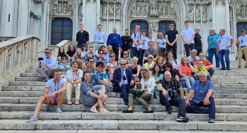 Mieszkańcy powiatu łowickiego w Brukseli (foto)