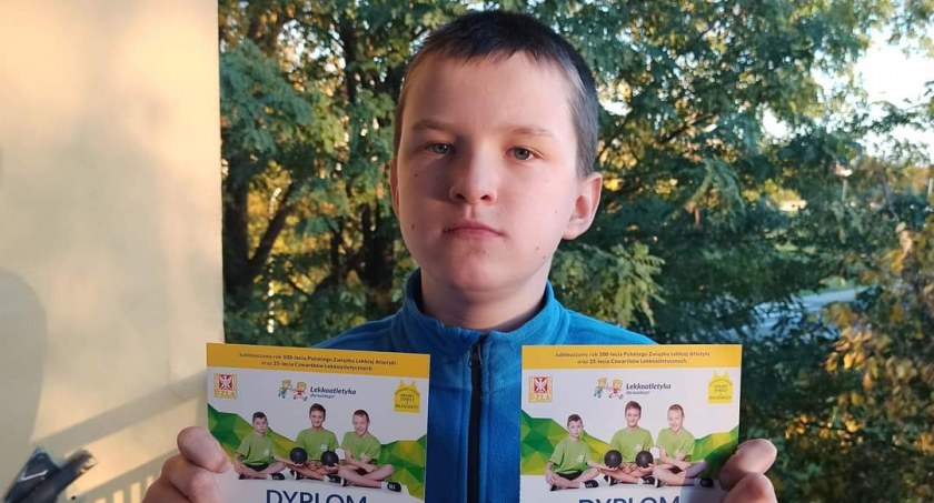 Paweł Zrazek ustanawia nowy rekord powiatu w skoku wzwyż