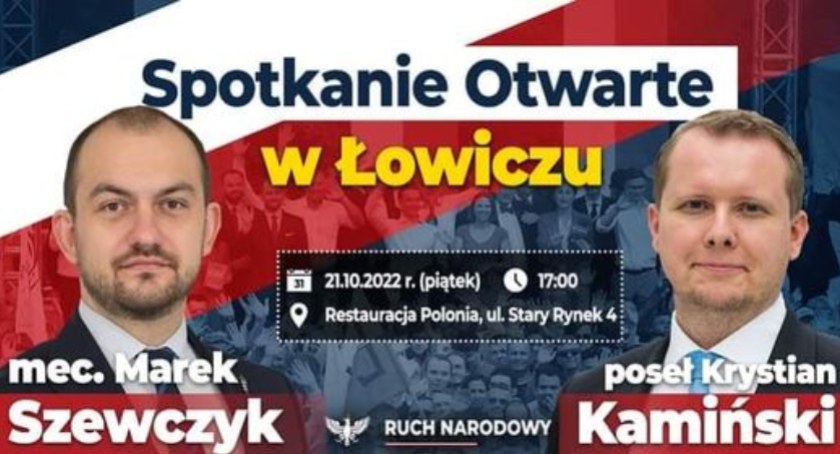 Łowicz. Spotkanie z posłem Konfederacji i skarbnikiem Ruchu Narodowego