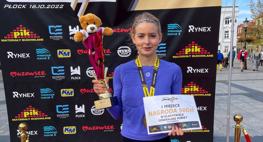 Julia Szymkowicz na najwyższym stopniu podium w Płocku