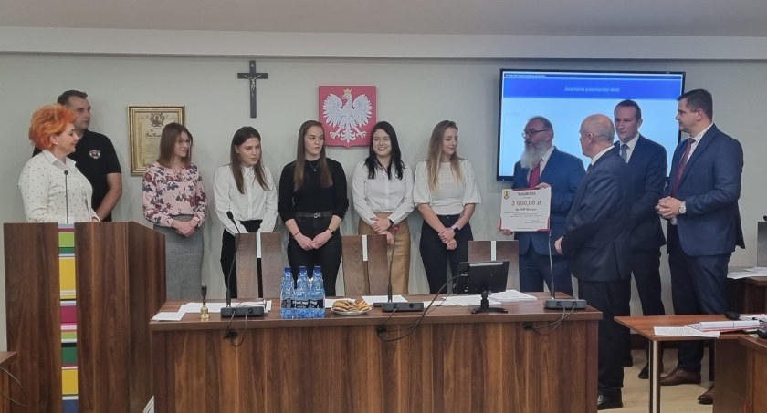 Sukces druhen z OSP Reczyce doceniony przez Starostwo Łowickie