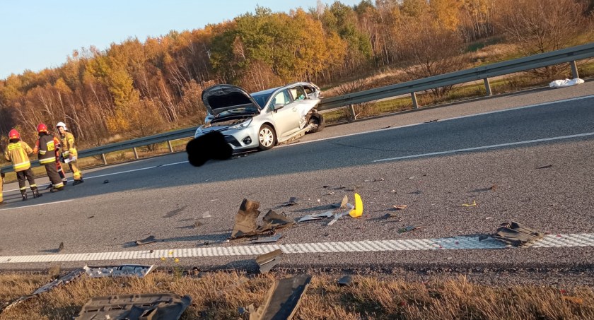 Wypadek na A2! Autostrada w stronę Warszawy całkowicie zablokowana! AKTUALIZACJA!