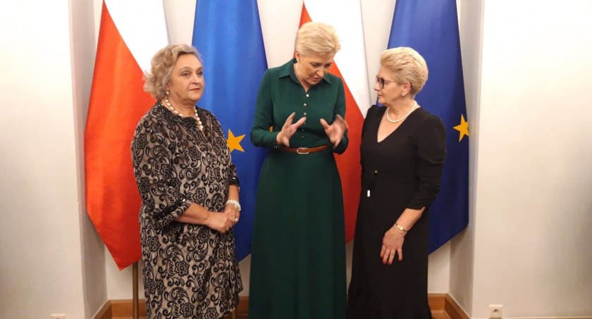 Przedstawicielki ŁUTW na gali wręczenia nagród w Pałacu Prezydenckim