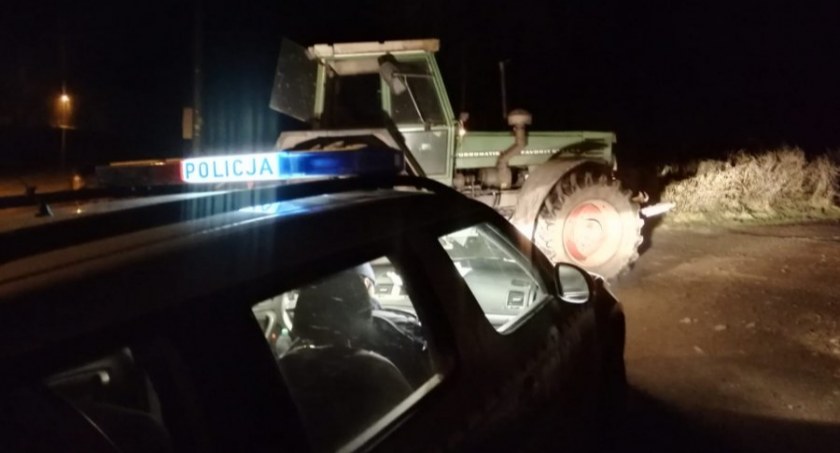 Jechał ciągnikiem rolniczym z 3 promilami i z zakazem!
