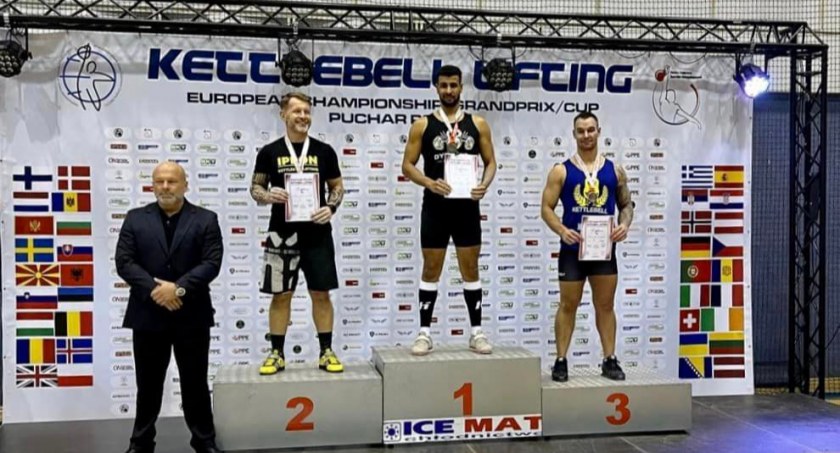 Aymen Bellelou zdobył złoto w Pucharze Polski w kettlebell (foto)