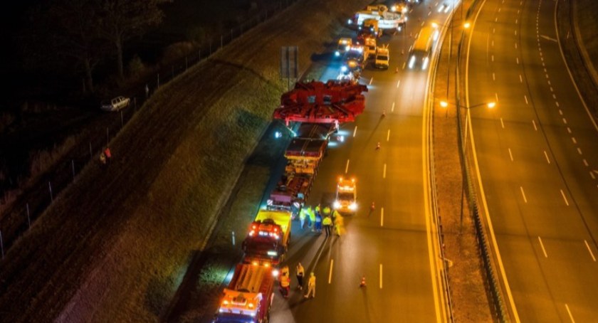 Olbrzymi konwój ponownie na drogach Łódzkiego. Sprawdź, gdzie wystąpią utrudnienia?