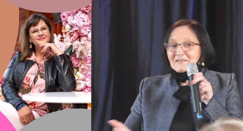 Elżbieta Skoneczna i Monika Mularska Kucharek w Bibliotece Miejskiej