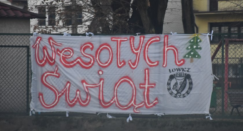 Świąteczne życzenia od Widzewiaków (foto)