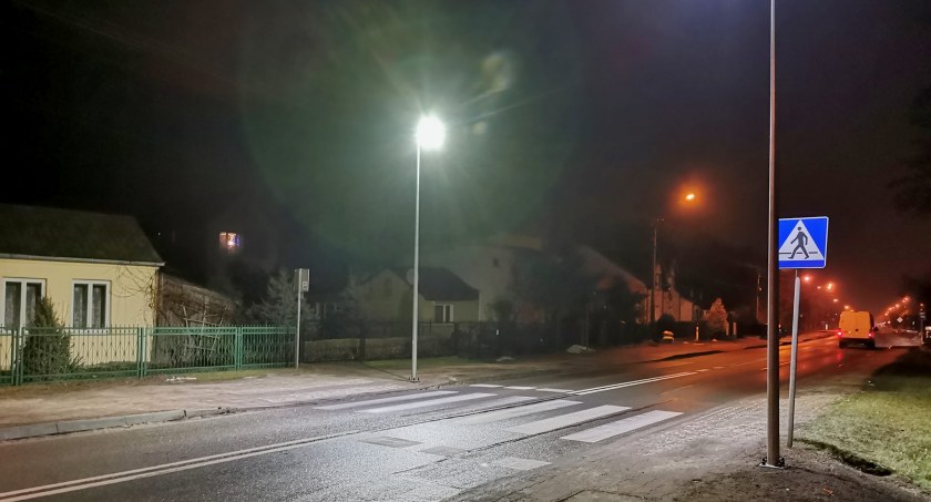 Przejścia dla pieszych na łowickich Górkach w końcu doświetlone!