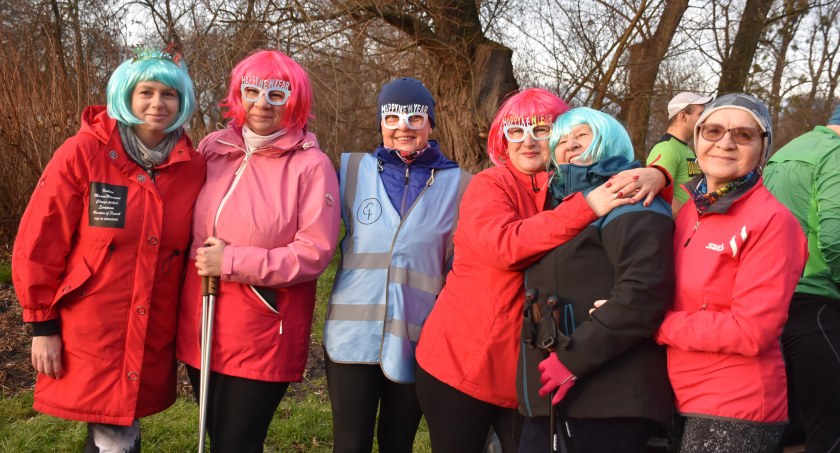 Łowicz. Sylwestrowy parkrun w Parku Błonie (foto,film)