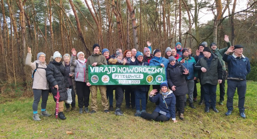 VII Rajd Noworoczny Oddziału PTTK Łowicz (foto)