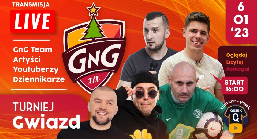 Już dziś Gwiazdy na Gwiazdkę. Piłkarze, artyści, dziennikarze i youtuberzy zagrają dla Olusia Olaczka