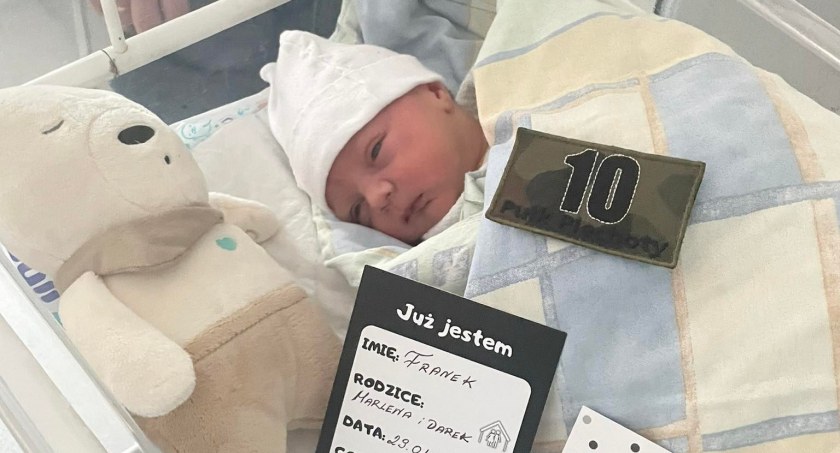 Oto Franek! Nowy Dziesiątak w łowickiej rodzinie!