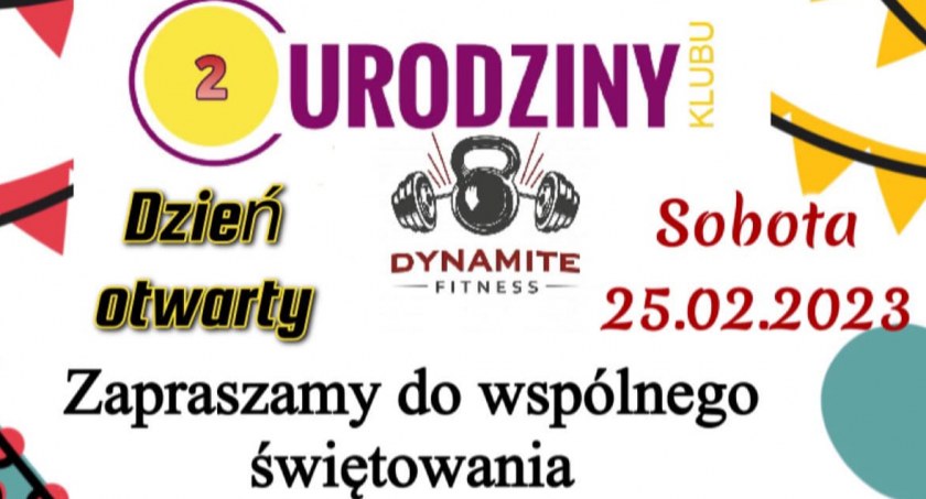 Drugie urodziny łowickiego klubu Dynamite Fitness 