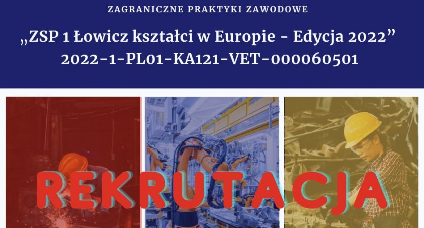 Uczniowie ZSP 1 w Łowiczu mogą liczyć na praktyki zawodowe we Włoszech!